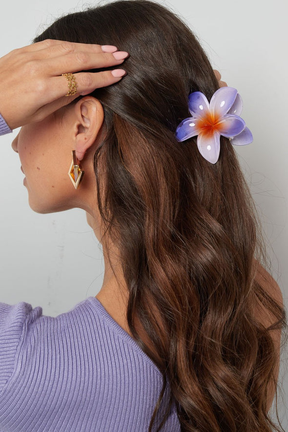 Hairclip Hawaï Bloem - Red