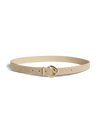 Linea Suede Belt - Beige