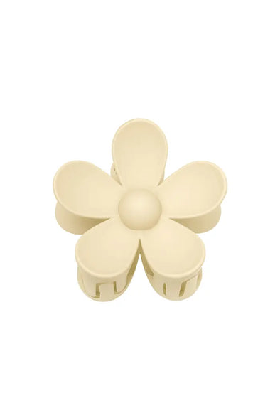 Hairclip bloem  - Beige