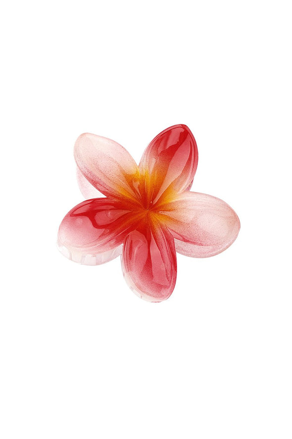 Hairclip Hawaï Bloem - Red