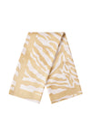 Satin Scarf - Zebra Beige
