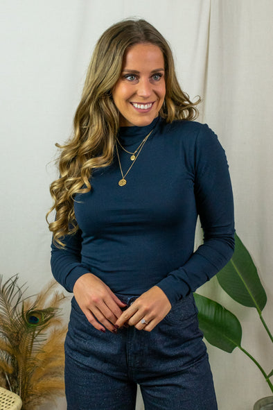 Ava Turtleneck - Dark Blue