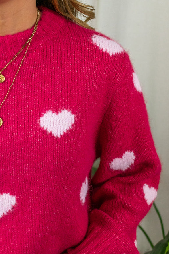 Rina Knit - Hearts