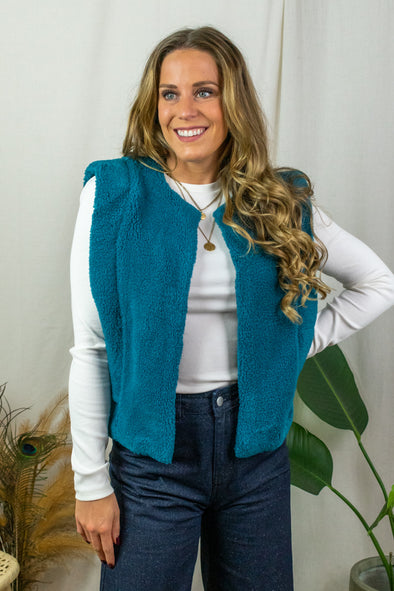 Lily Gilet - Turquoise