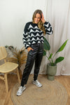 Tina Knit - Black & White