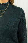 Letty Knit - Scarab Green