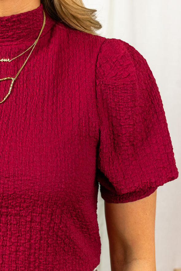 Jamal Blouse - Bordeaux