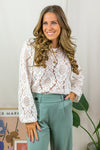 Joly Lace Blouse - White