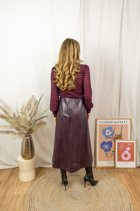 Avery Top - Bordeaux