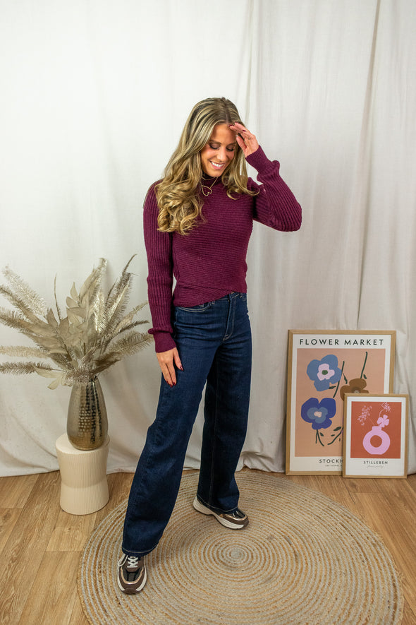 Katja Knit - Burgundy