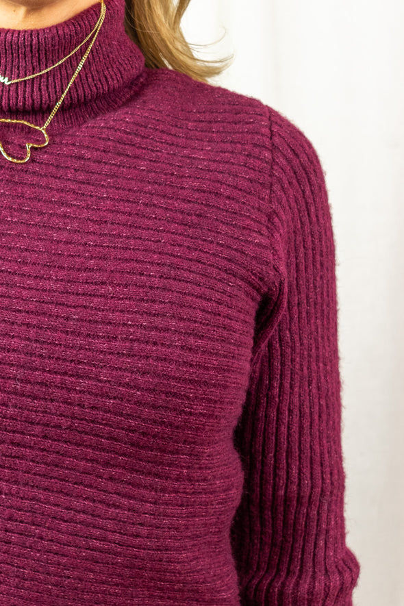 Katja Knit - Burgundy