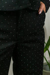 Emma Glitter Pants - Black