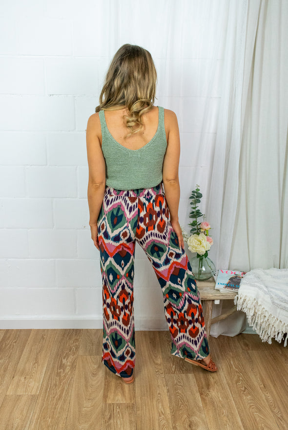 Gry Pants - Boho Print
