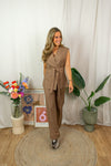 Aalya Blazer - Camel