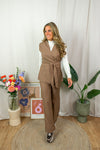 Aalya Blazer - Camel