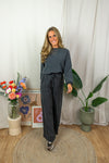 Olga Blouse - Dark Grey