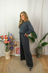 Olga Blouse - Dark Grey