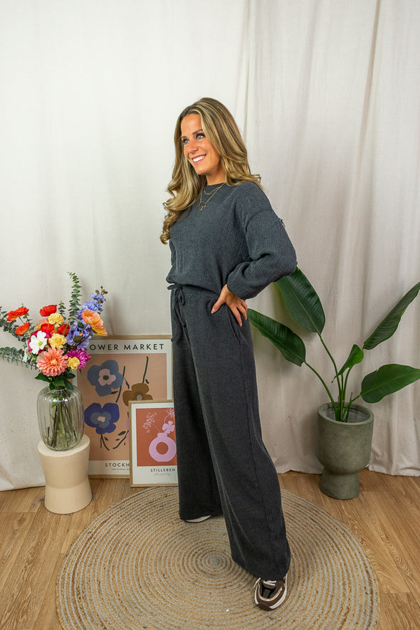 Olga Blouse - Dark Grey
