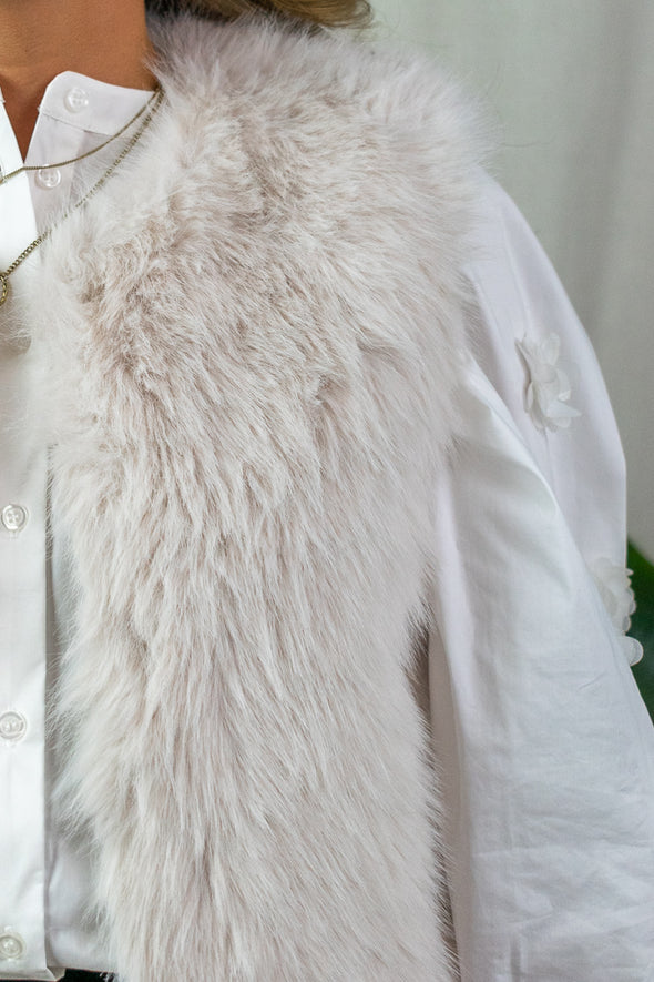 Ora Fur Jacket - Birch