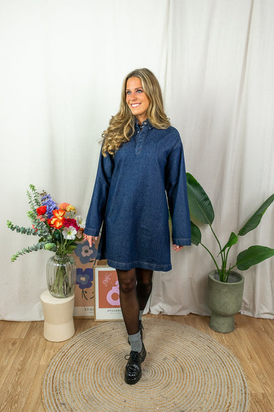 Kenya Dress - Dark Denim