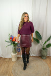 Emilie Pullover - Wine