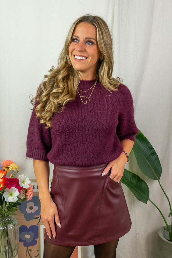Emilie Pullover - Wine
