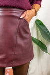 Annael Skirt - Wine