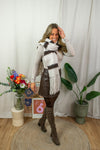 Gerlinde Scarf - Beige Brown