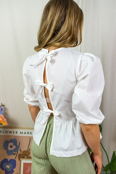 Nicolina Blouse - White