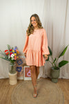 Otilia Dress - Peach