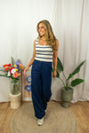 Morita Top - Blue Stripes