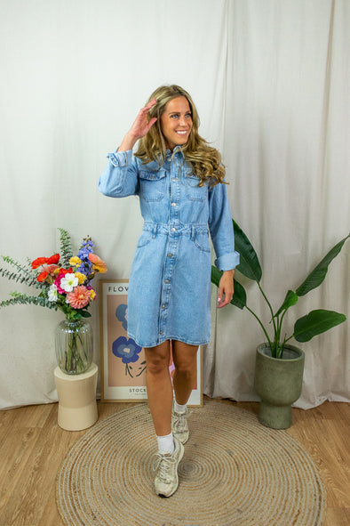 Tasha Dress - Denim