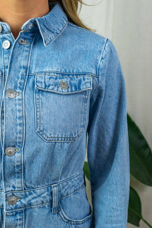 Tasha Dress - Denim