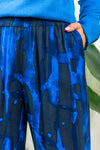 Ashley Pants - Blue Graphic