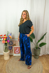 Ashley Pants - Blue Graphic