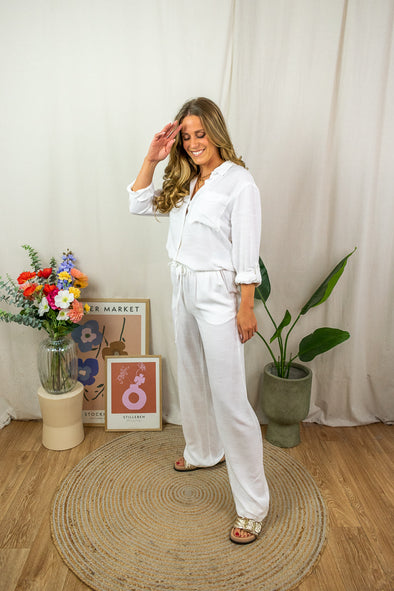 Caya Pants  - White