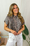 Myra Blouse - Leopard