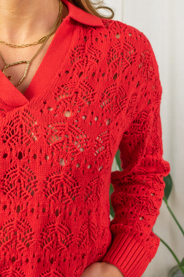 Juna Pullover - Red