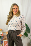 Sigrid Dots Knit - Beige