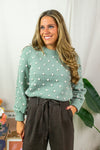 Sigrid Dots Knit - Green