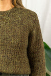 Mari Pull - Dark Olive Melange