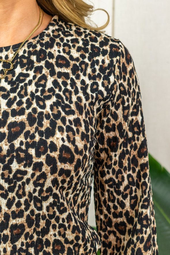 Ilyssa Blouse - Leopard