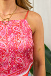 Lamma Top - Paisley Pink