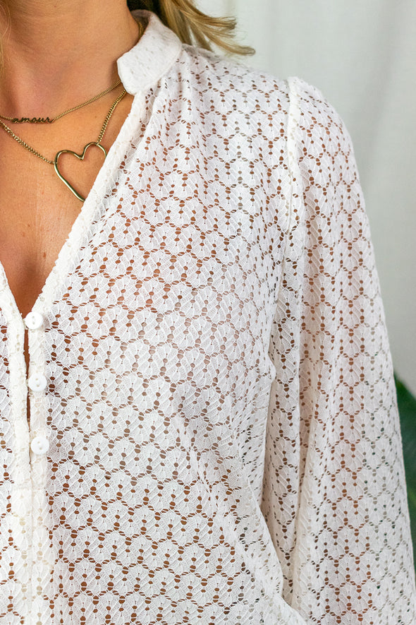 Hero Blouse - Ecru