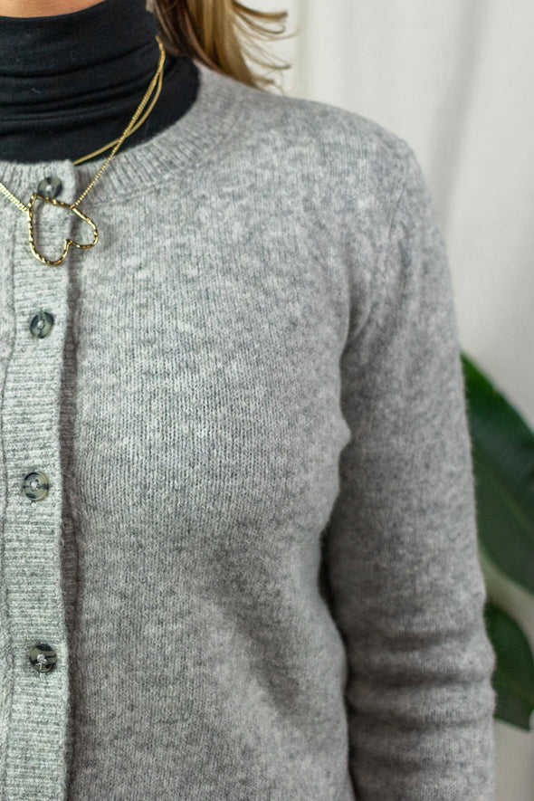 Chloe Cardigan - Light Grey
