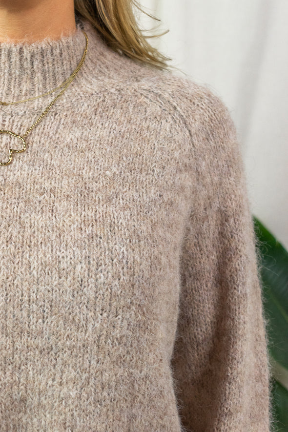 Zoey Knit - Dark Beige