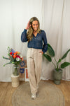 Hero Blouse - Dark Blue