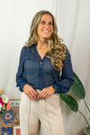 Hero Blouse - Dark Blue