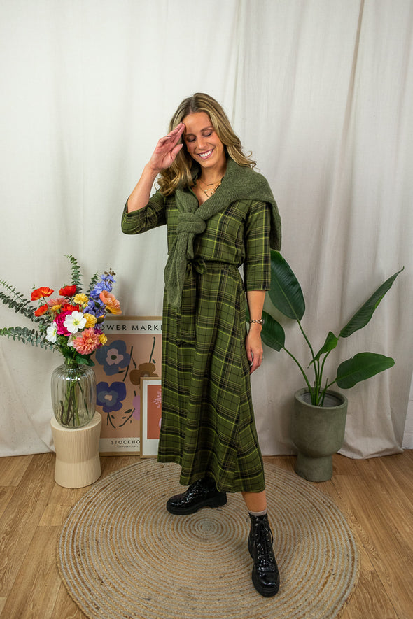 Ingeborg Knit - Green Moss