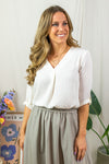 Divya Blouse - White